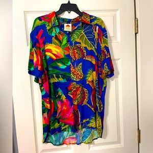 New Farm Rio bananas button up shirt size medium